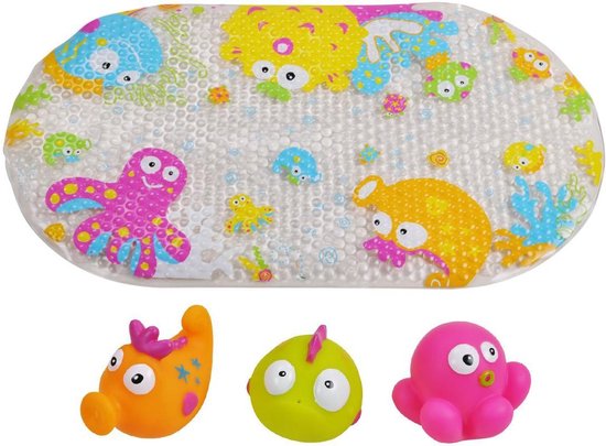 Escabbo Badmat Set Onderwaterwereld 4-delig van Merkloos