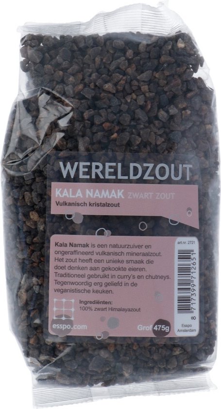 Esspo Wereldzout Kala Namak Himalayazout 475GR van Esspo.