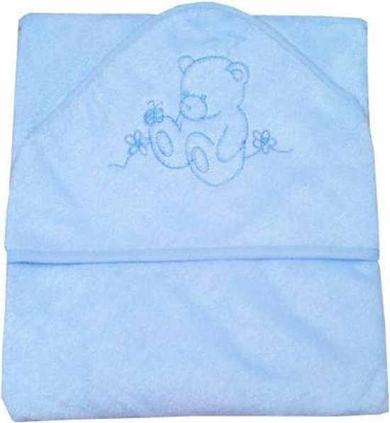 Ettitude - Bamboe babyhanddoek (75x75cm) - blauw van Ettitude