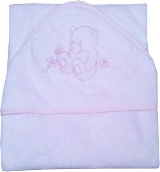 Ettitude - Bamboe babyhanddoek (75x75cm) - roze van Ettitude