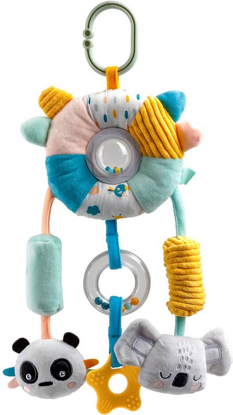 Eurekakids Baby Hanger - Rammelaar en Hanger in 1 - Met Verschillende Texturen van Eurekakids