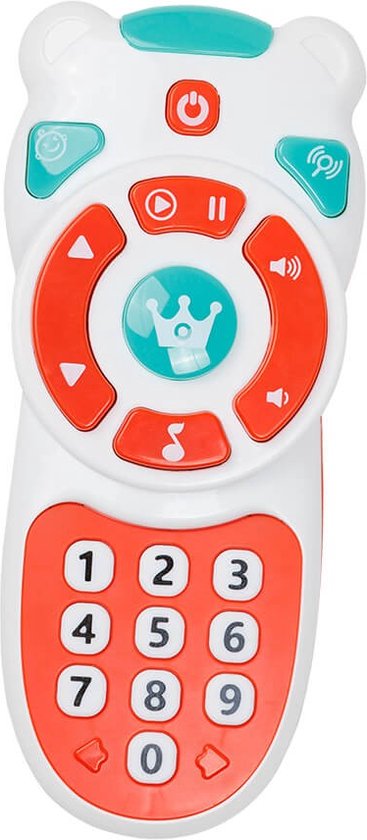Eurekakids Speelgoed Afstandsbediening Baby - Vanaf 6 Maanden - Met Dierengeluiden, Liedjes en Cijfers van Eurekakids