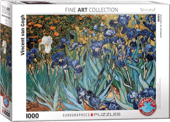 Eurographics - Irissen - Vincent Van Gogh - 1000 stukjes 68×48cm (b×h) - Fine Art Legpuzzel van Merkloos
