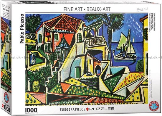 Eurographics - Mediterraan Landschap [Paysage méditerranéen] - Pablo Picasso - 1000 stukjes 68×48cm (b×h) - Fine Art Legpuzzel