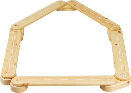 Evenwichtsbalk | balanspad| Dennenhout | Naturel van EV