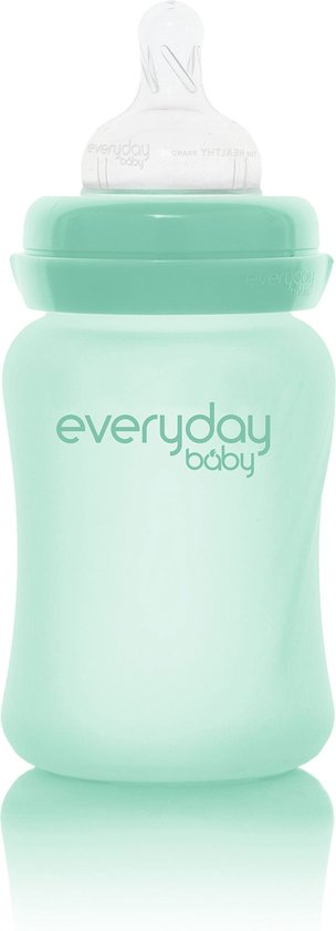 Everyday Baby - Fles glas 150ml - Muntgroen