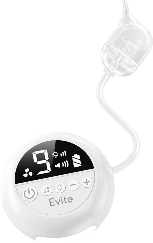 Evite Baby Neusreiniger - Baby Neusreiniger Elektrisch - Neusreiniger - Snoetenpoetser - Snotzuiger - USB-C