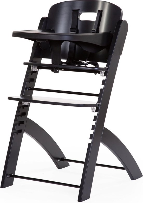 Evosit Kinderstoel – Evolutieve Meegroei Stoel – Inclusief Harnas, Bumper & Eettablet – Verstelbare Zitting – zwart van Merkloos