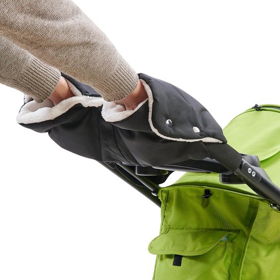 Extra dikke universele wanten voor kinderwagen en buggy met warme voering