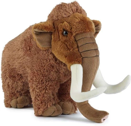 Extra Grote Pluche Mammoet Knuffel (29 cm) - Realistisch Speelgoed