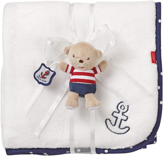 Extra Zachte Teddy Kruipdeken en Knuffel deken voor Baby's en Peuters (100x75 cm) van Merkloos