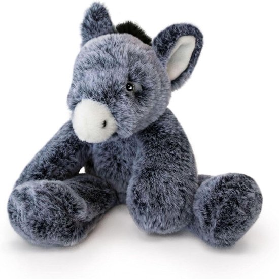 Ezel Knuffel - Pluche Ezel - Knuffelen en Spelen - Zacht Pluche Materiaal - 25 cm - Ane van Merkloos