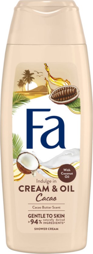 Fa - Douchegel - Cream & Oil - With Coco Oil & Cacao Butter Scent - 250ml van Fa