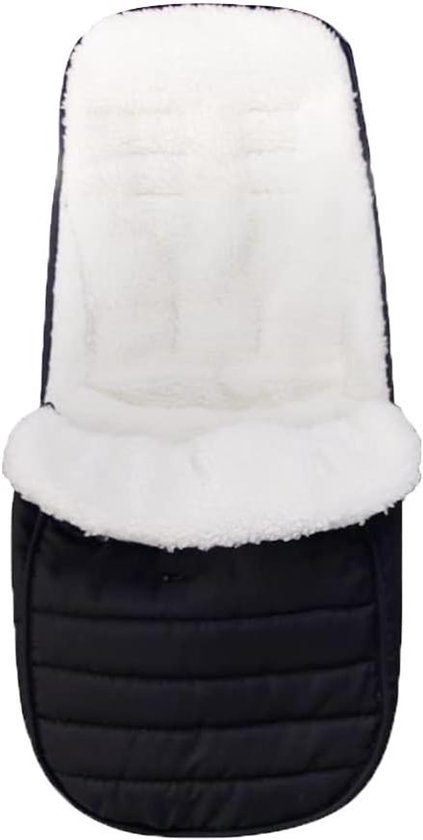 Fairy Baby Voetenzak voor de winter, kinderwagen, buggy, voetenzak, extreem warm, antislip, babyvoetenzak, intrekbaar, afneembare winterzak voor buggy, geschikt voor alle kinderwagens en Praag