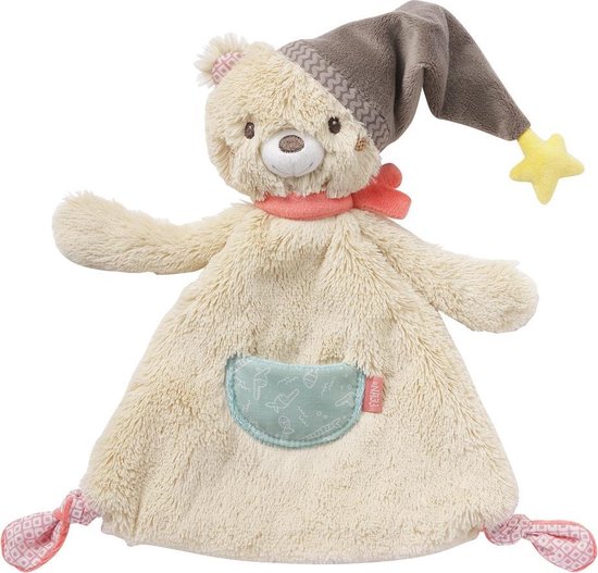 Fehn Knuffeldoekje Bruno Beer 27 Cm Beige van Merkloos