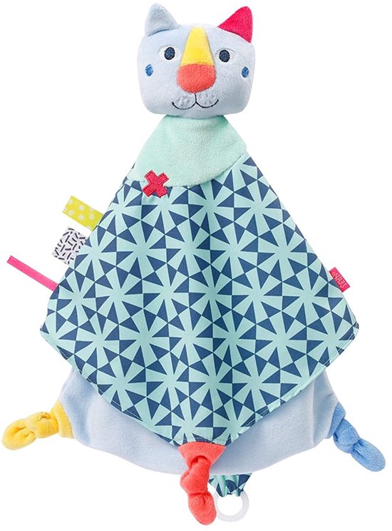 Fehn Knuffeldoekje Color Friends Kat Junior 35 Cm Pluche van Fehn