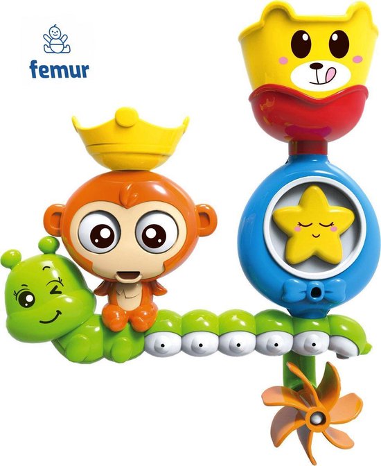 Femur - Badspeelgoed - Badspeeltje - Speelgoed voor in Bad - Baby Cadeau - Kraam Cadeau - Baby Speelgoed - Peuter Speelgoed van Femur