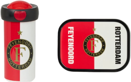 Feyenoord Lunchbox en Schoolbeker van Merkloos