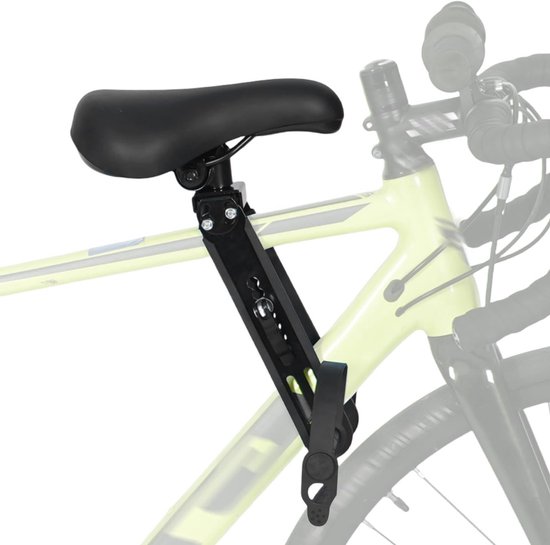 Fiets voorzitje - zitje voorop fiets - ergonomisch - verstelbare voetsteun van Merkloos