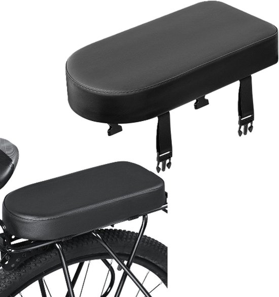 Fietsstoeltje Achterzitje - Achterzitje Fiets – Achterzadel – Verdikt - Elektrische Fiets – Fietsen - Universeel – Zwart - LOUZIR