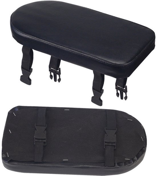 Fietsstoeltje Achterzitje - Hoes Fiets Bemand Kussen - Mountainbike Achterplank Zitplaats - Fietszitje Achter - Bagagedrager Kussen - Achterzitje Fiets - Fietskussen Bagagedrager - Universeel - Zwart - Geschikt voor School Sport Trailrijden van Bemand