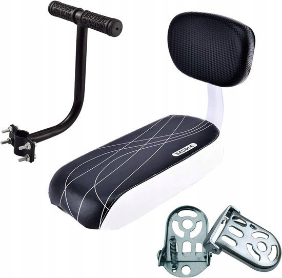 Fietsstoeltje Set - Fietsstoeltje Achter - Fietszitje - 5 Jaar+ - Waterdicht & Schokabsorberend - met Rugleuning & Armleuning & Voetsteunen- Voor Mountainbike en E-bike