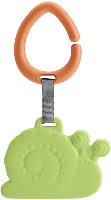 Fisher-price animal teether - bijtring slak - Fisherprice - blauw - kraamcadeau van Fisher Price