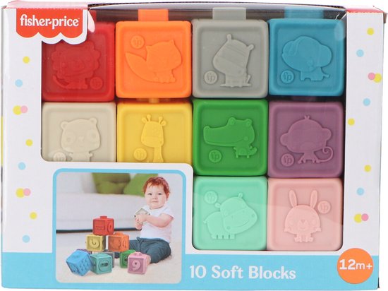 Fisher-Price Baby 10 Zachte Blokken van Fisher Price