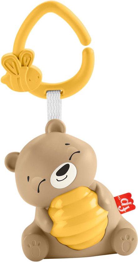 Fisher-Price Beary Soothing - Draagbaar Geluidsapparaat - Kalmerend beertje van Fisher-Price