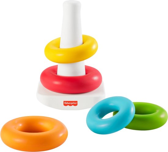 Fisher Price Eco Stapelringen Kleurenringpiramide van Fisher Price