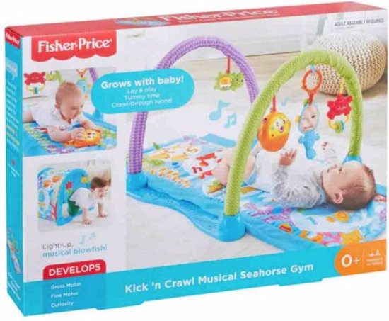 Fisher Price Kick 'n Crawl Musical Seahorse Gym van Fisher Price
