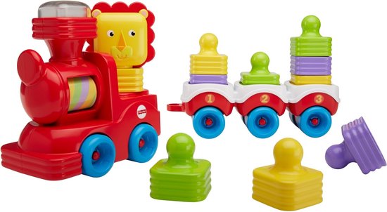 Fisher-Price kruip- en stapeltrein Jungle van Fisher Price
