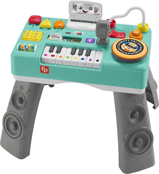 Fisher-Price Leerplezier Mixen en Leren DJ-Tafel - Speelgoedinstrument van Fisher Price