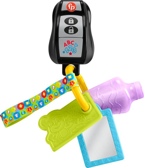 Fisher Price Leerplezier Spelen en op Weg Activiteitensleutels van Fisher Price