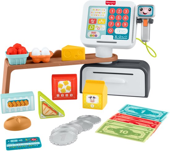 Fisher-Price Leerplezier Tellen en Shoppen Kassa van Fisher-Price