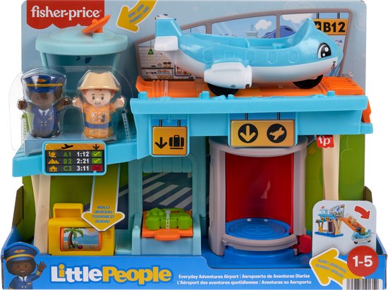 Fisher-Price Little People - Dagelijkse Avonturen Vliegveld van Fisher Price