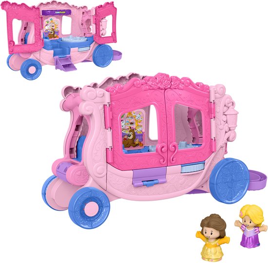 Fisher-Price Little People Disney Princess Pull-Along Musical Carriage