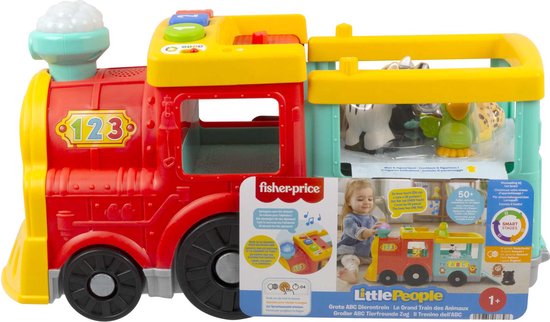 Fisher-Price Little People Grote ABC Dierentrein - Meertalig - Speelvoertuig van Fisher Price