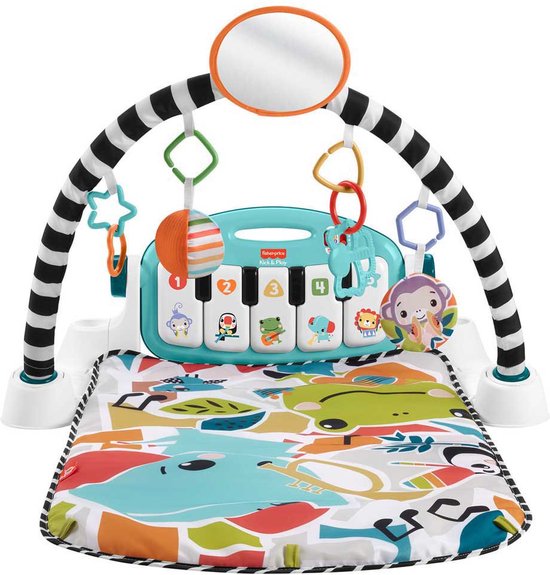 Fisher Price Piano Tapijt Met Licht En Geluid-schop & Speel Veelkleurig van Fisher Price