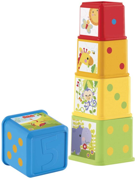Fisher-Price Stapel en Leer Blokken - Vormenstoof van Fisher Price