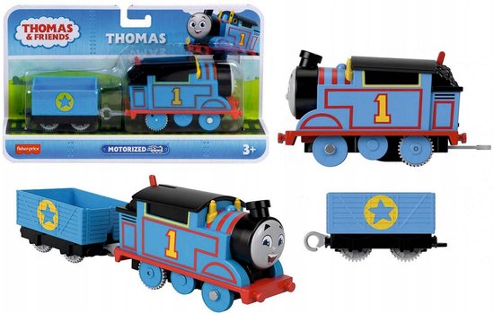 Fisher-Price Thomas de Trein Motor met Aandrijving & Wagon 3+ van Merkloos