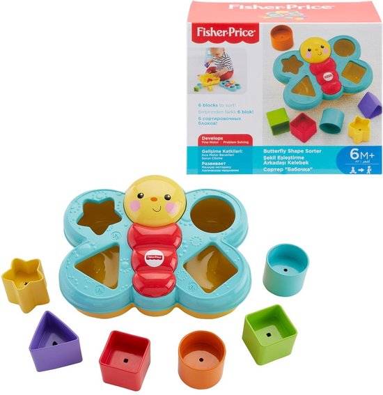 Fisher-Price Vlinder Vormensorteerder - Vormenstoof van Fisher Price