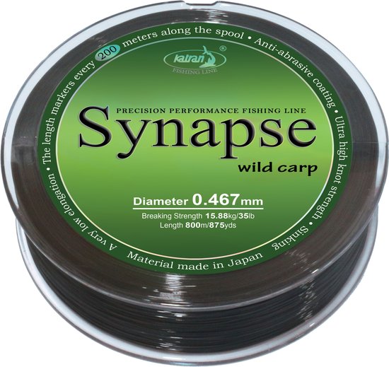 Fishing Line SYNAPSE wild carp 0,467 mm 800m van Asso