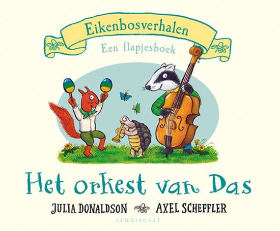 Flapjesboek: Het orkest van Das. karton 2+ van Nellie & Cezar