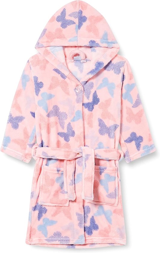 fleece badjas kinderen ochtendjas uniseks-kind, vlinders, 146-152