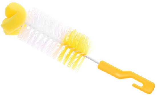 Fles afwasborstel - 1 Stuk - Flessenborstel - Babyfles afwasborstel - Drinkflesborstel - Glazenborstel - Assorti van Sorbo