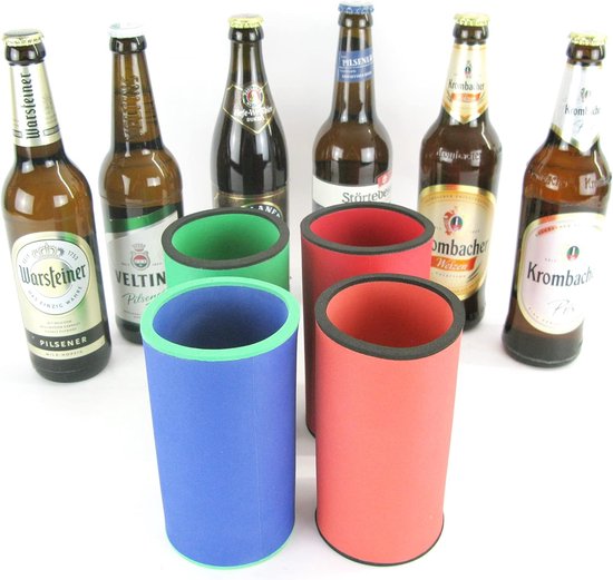 Fles Koelers - Drank Houders - Bier Koel Houden - Dikte Neopreen Isolatie - Voor 0.5L Fles - Meerdere Kleuren