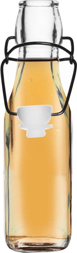 Fles met Beugelsluiting Glas 290 ml - Beugelfles - Inmaakfles - Oliefles van BarBasics
