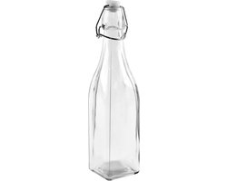 Fles met Beugelsluiting Glas 530 ml - Beugelfles - Inmaakfles - Oliefles van $