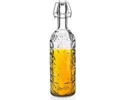Fles met Beugelsluiting Glas 750 ml - Beugelfles - Inmaakfles - Oliefles van Bormioli Rocco